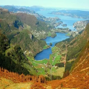 Foto de Vidden Trail between MtFløyen and MtUlriken