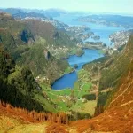 Foto 1 Vidden Trail between MtFløyen and MtUlriken